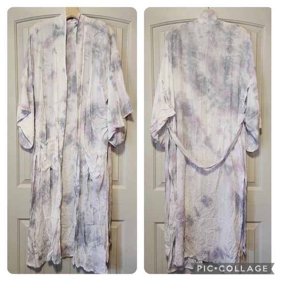 SeaDog Design Artisan Hand Dyed Robe Kimono - Picture 3 of 4